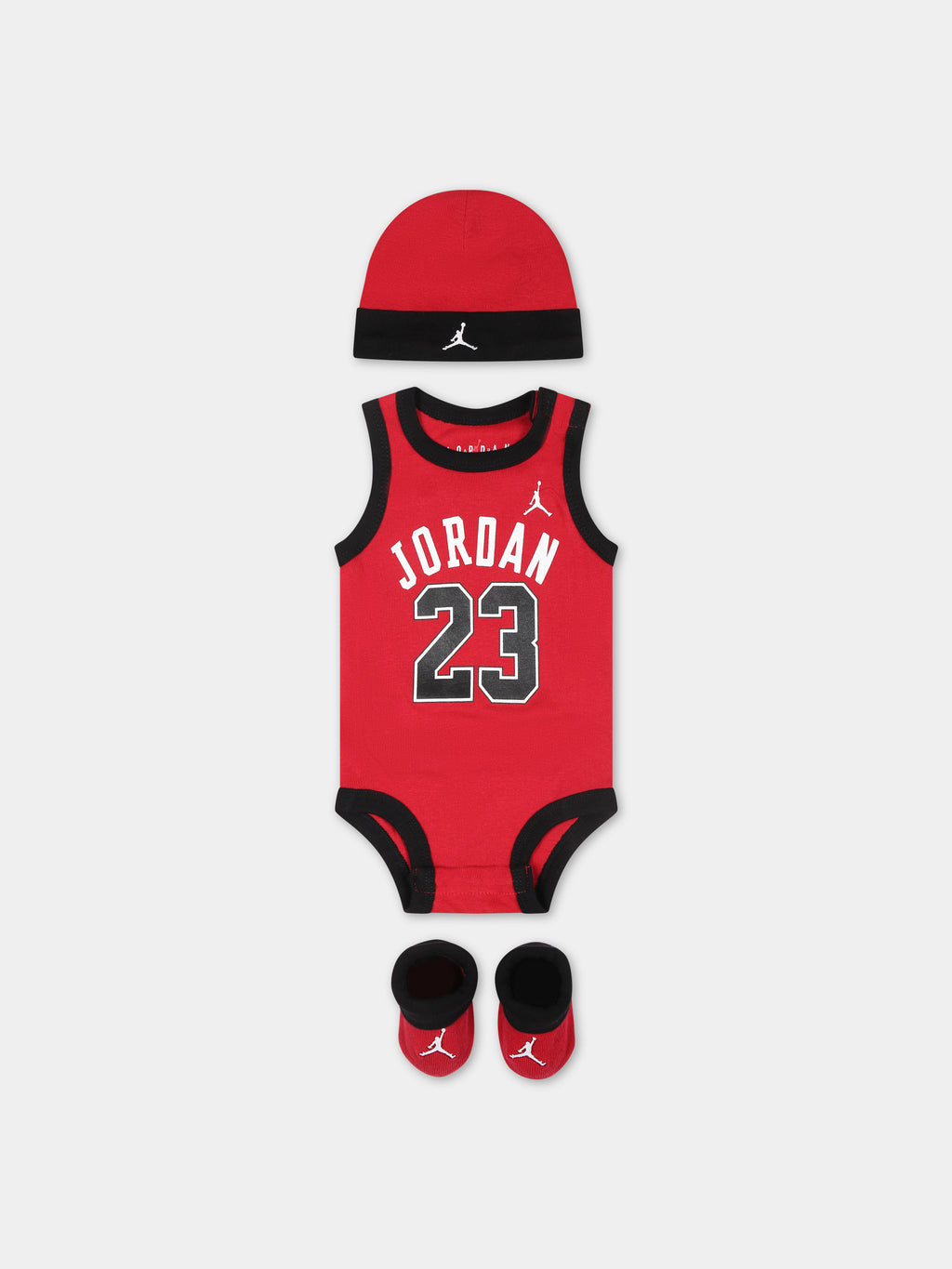 Set rouge pour bébé garçon avec emblématique Jumpman et logo